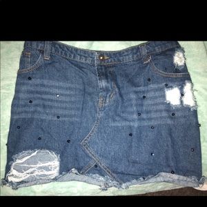 Jean skirt